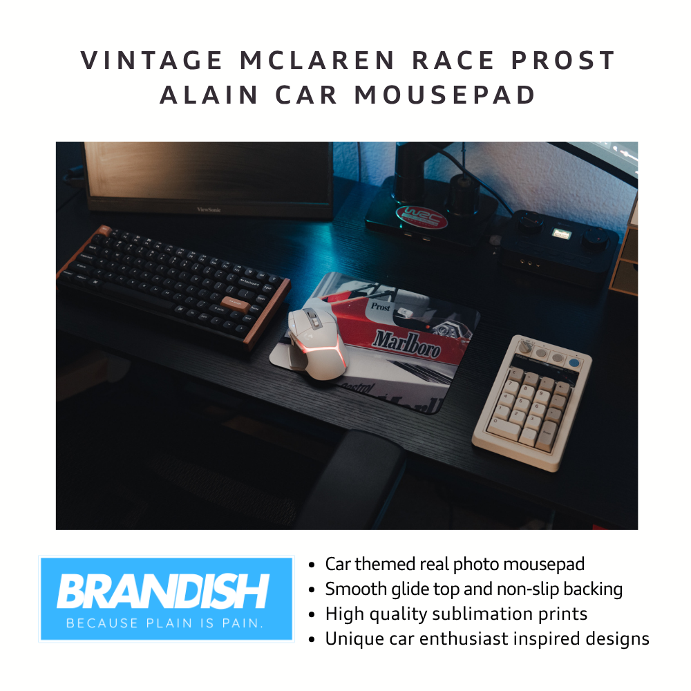 Vintage McLaren Race Car Photo Mousepad