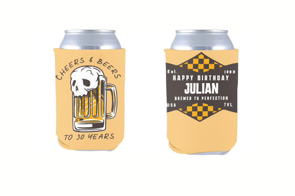 Custom Can Cooler Sleeves (10 Pack)