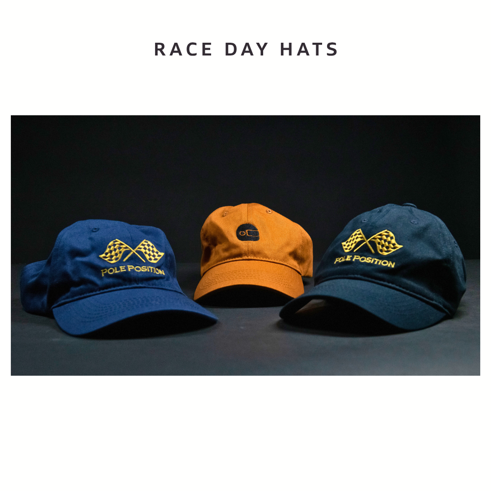 Racing Helmet Logo & Pole Position Hat