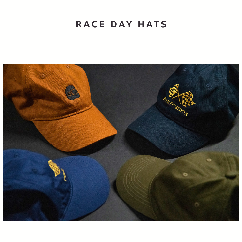 Racing Helmet Logo & Pole Position Hat