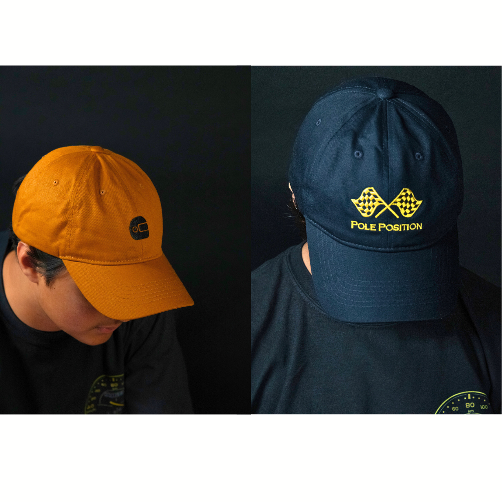 Racing Helmet Logo & Pole Position Hat