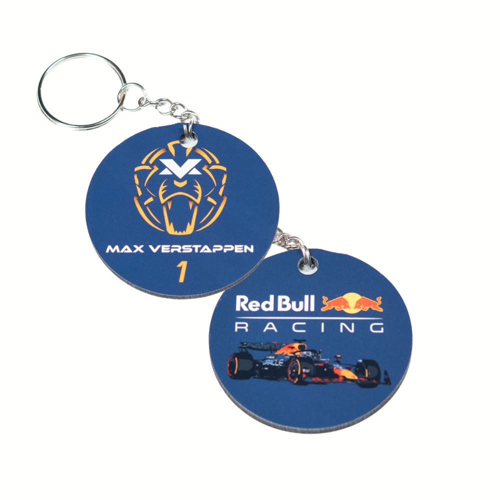 F1 RB/Verstappen Racing Team Round 2x2" Keychain