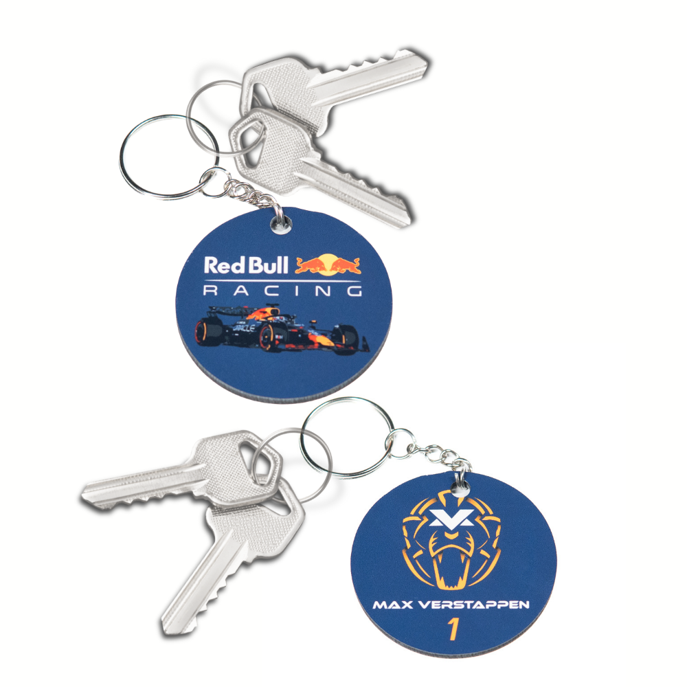 F1 RB/Verstappen Racing Team Round 2x2" Keychain