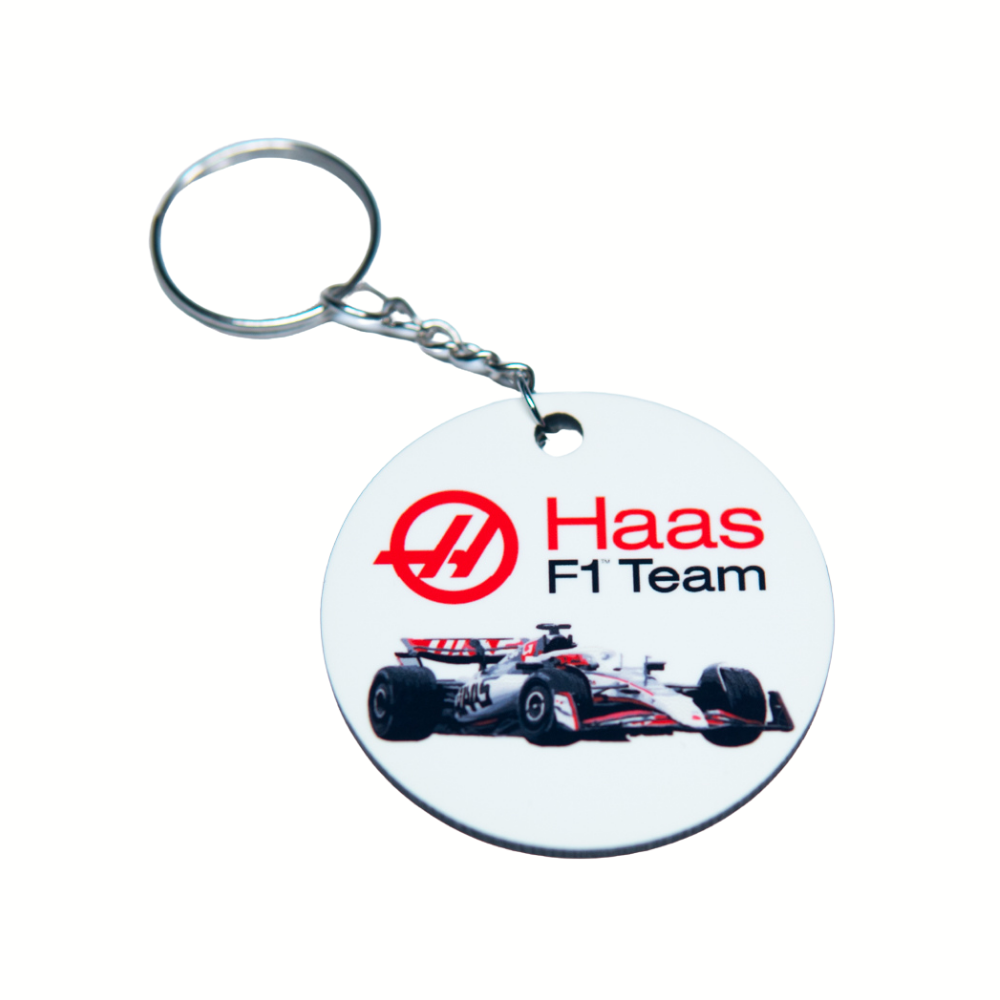 F1 Haas Racing Team Round 2x2" Keychain