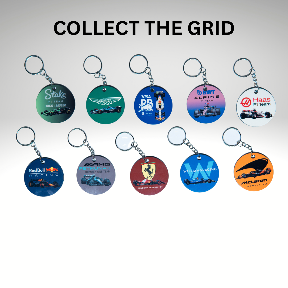 F1 Williams Racing Team Round 2x2" Keychain