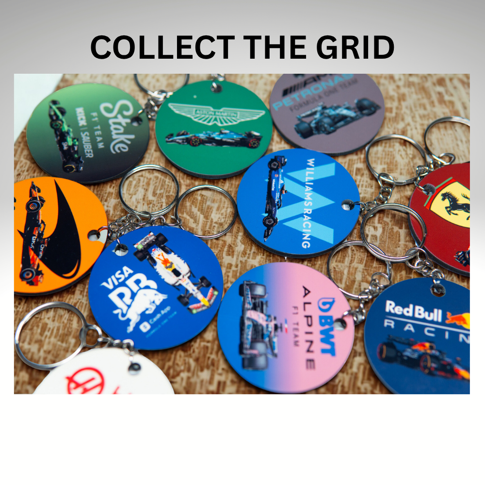 F1 McLaren Racing Team Round 2x2" Keychain