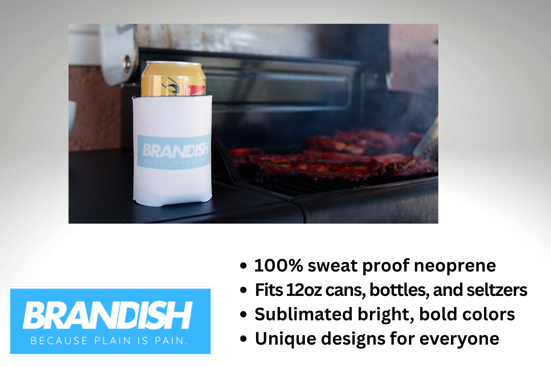 Custom Can Cooler Sleeves (10 Pack)