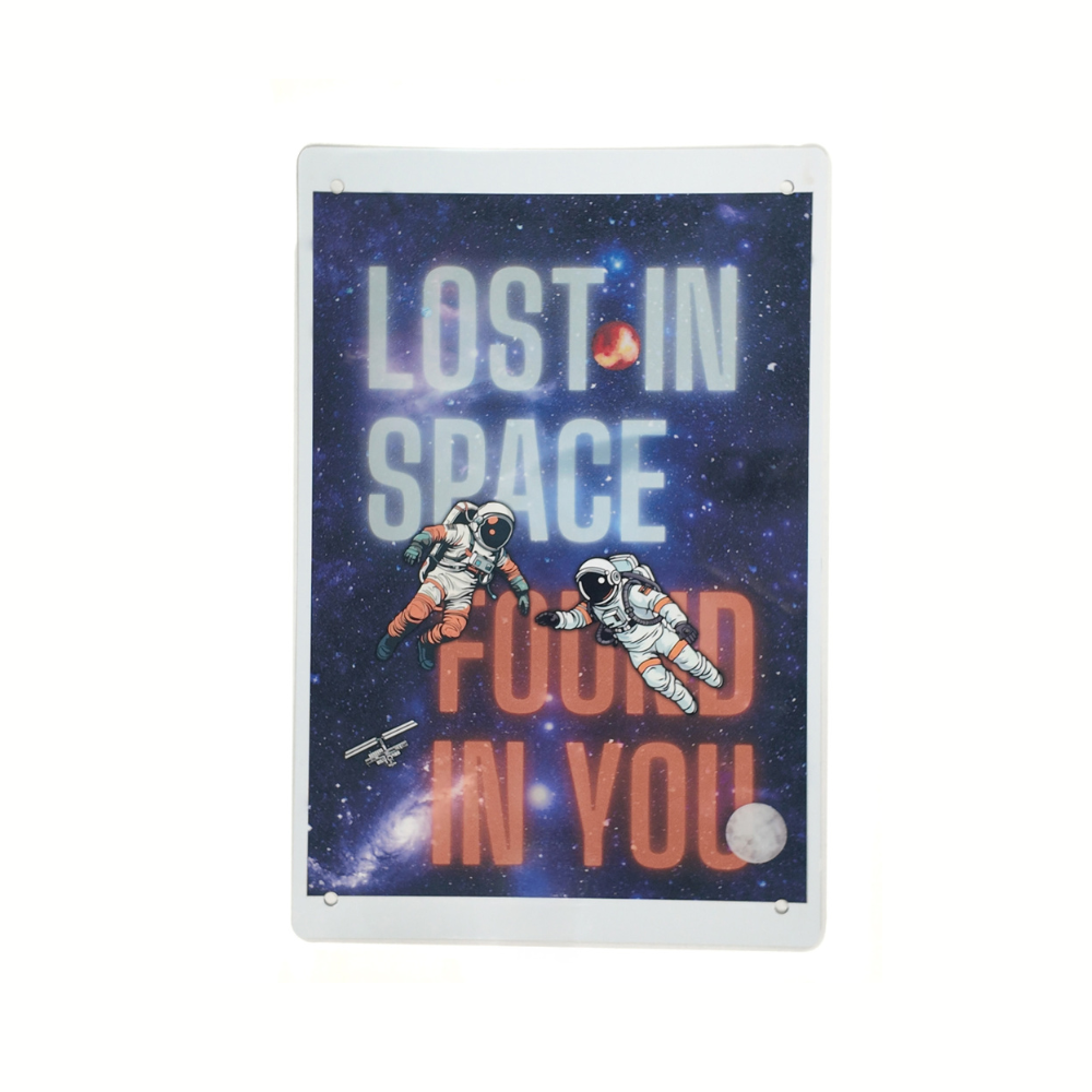 Lost In Space Found In You Metal Sign