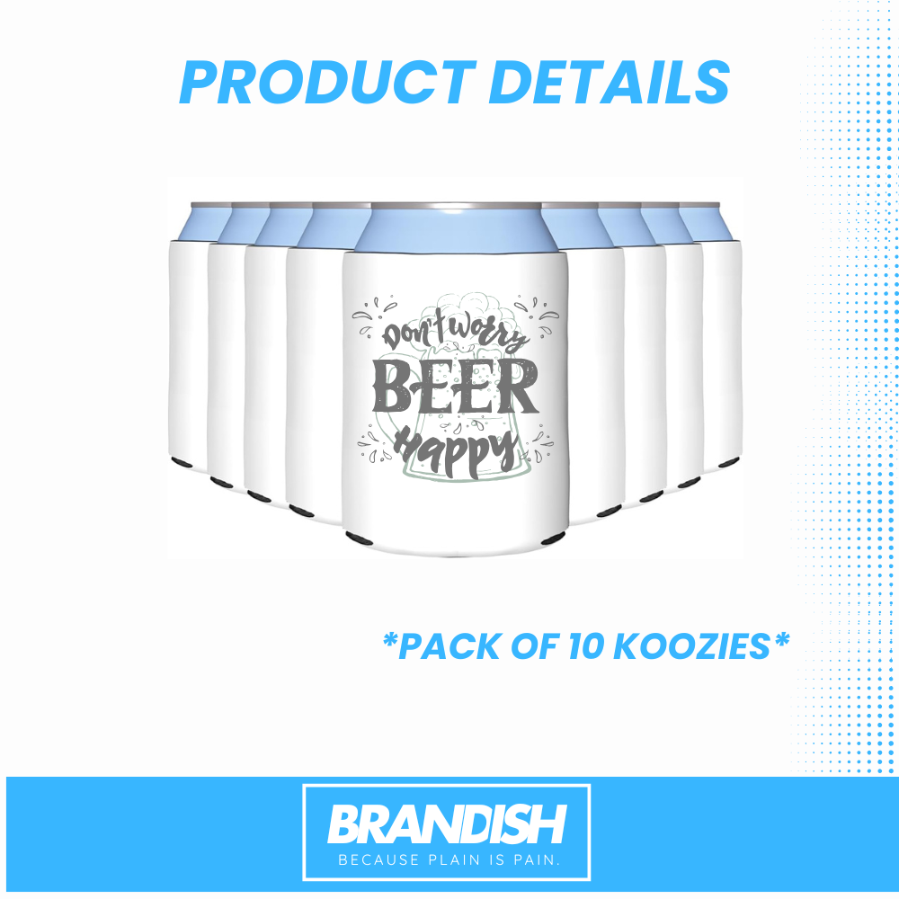 Custom Can Cooler Sleeves (10 Pack)