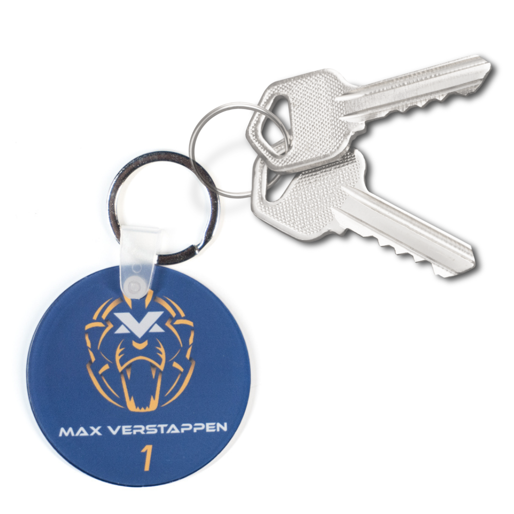 Max Racing-Inspired Round 2x2" Keychain